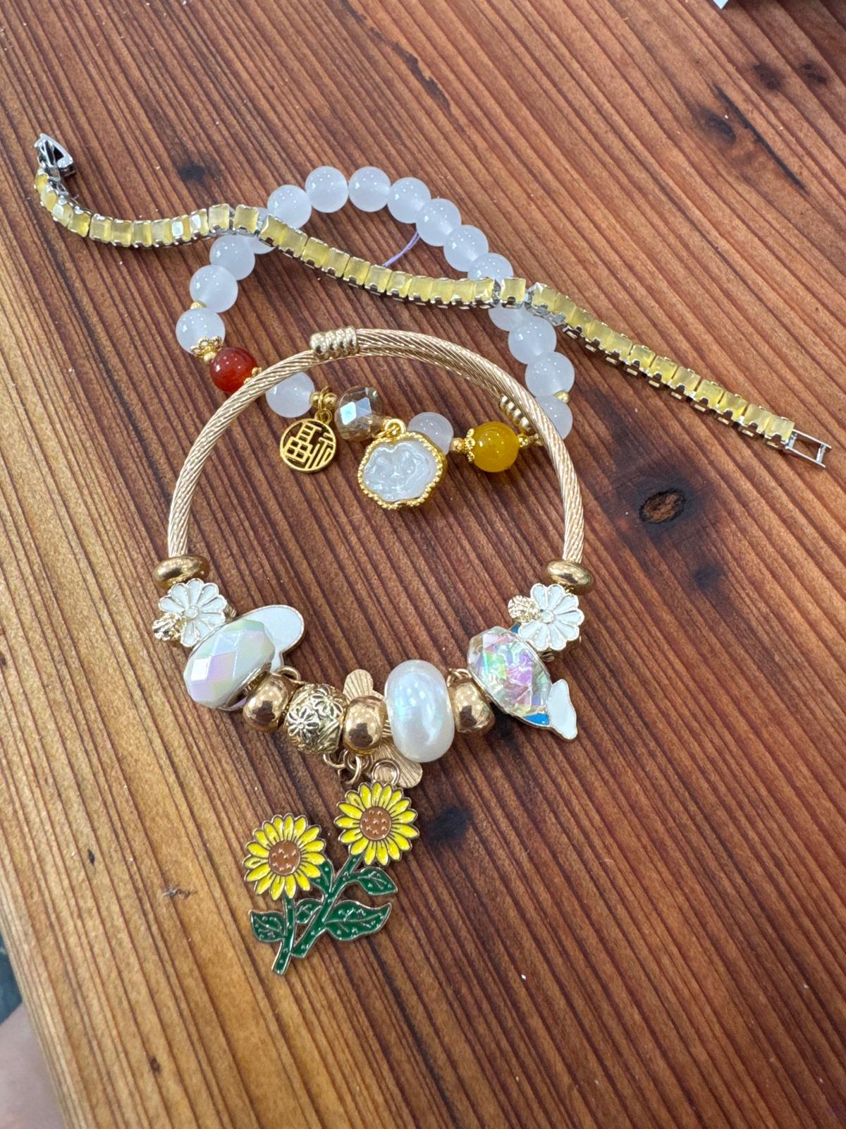Custom Faux Pandora Style Charm Bracelet