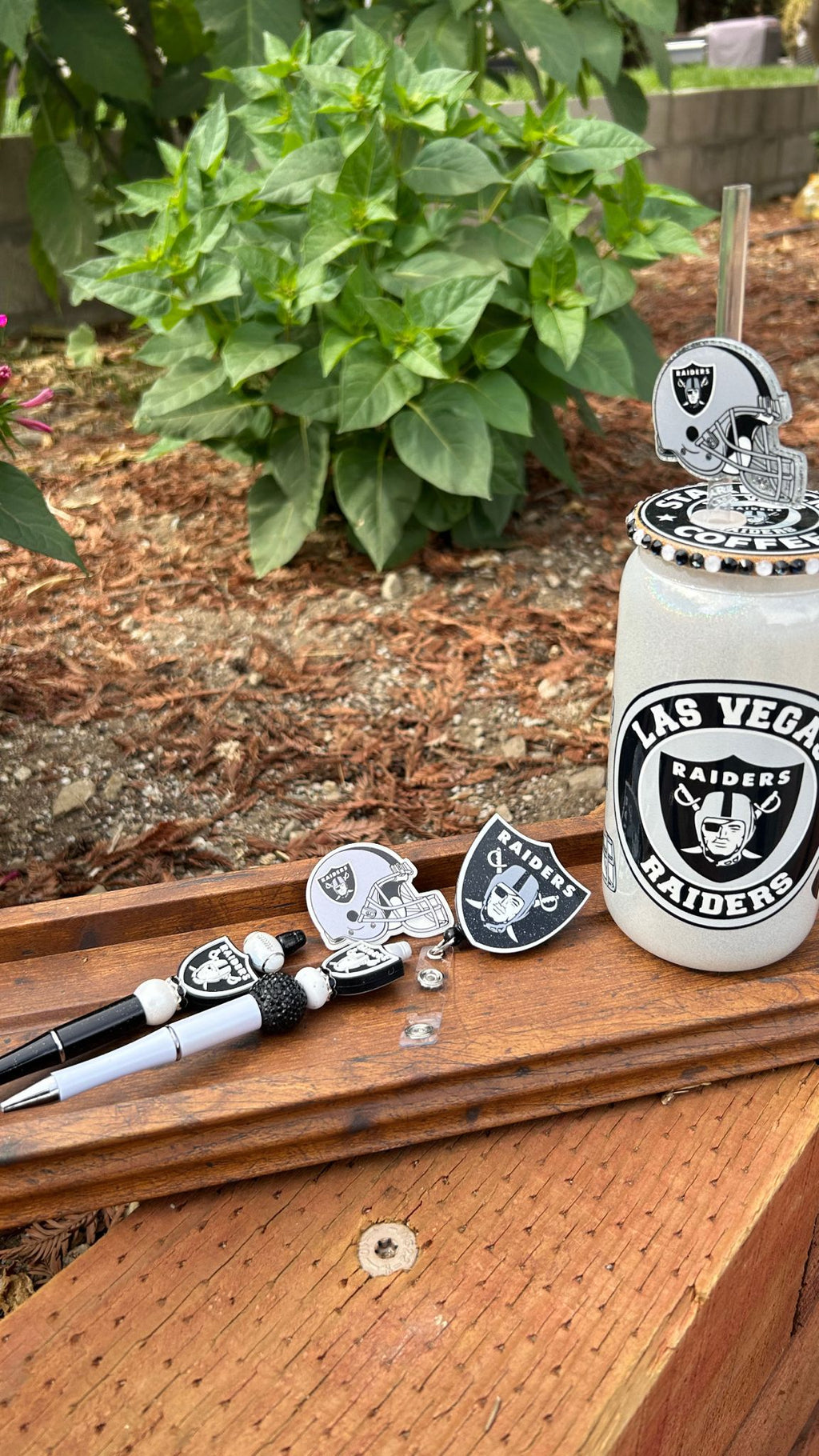 Sport Glass Tumbler, Pen and Keychain set
